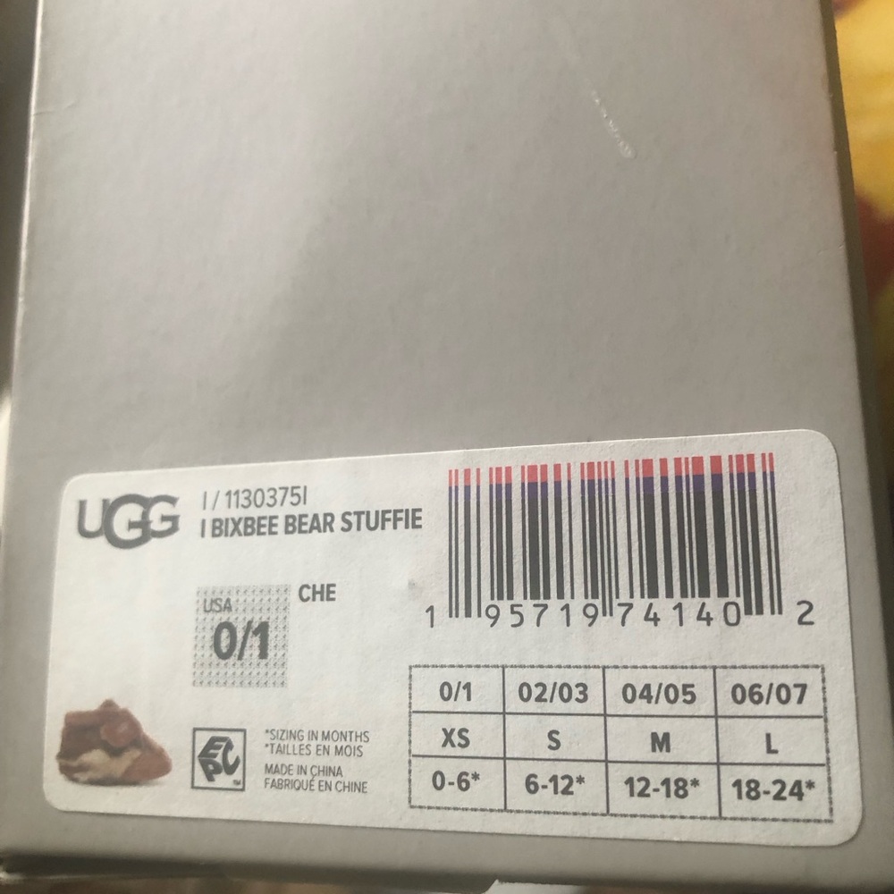 UGG Bixbee Bear Stuffie Bootie - Chestnut Brown - Picture 6 of 8